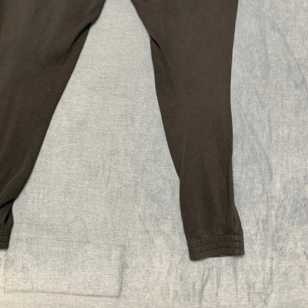 Hollister Joggers Sweatpants Mens Medium Black Tapered Drawstring Logo Athletic